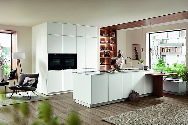 Nobilia Easytouch Küche 967 weiss